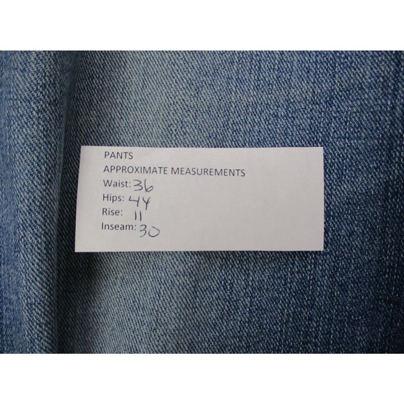 LL Bean Jeans Mens 38x30 (Fits 36x30) Standard Fit Medium Wash Straight Leg - Picture 7 of 11